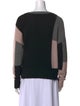 Skull Cashmere Cashmere Colorblock Pattern Sweater