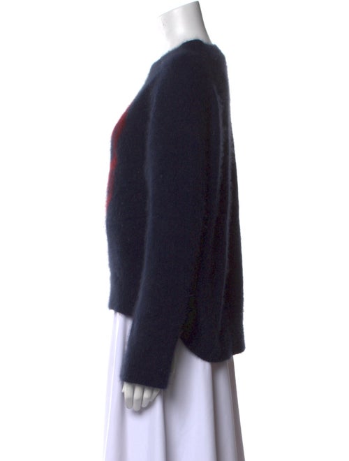 Skull Cashmere Wool Graphic Print Sweater