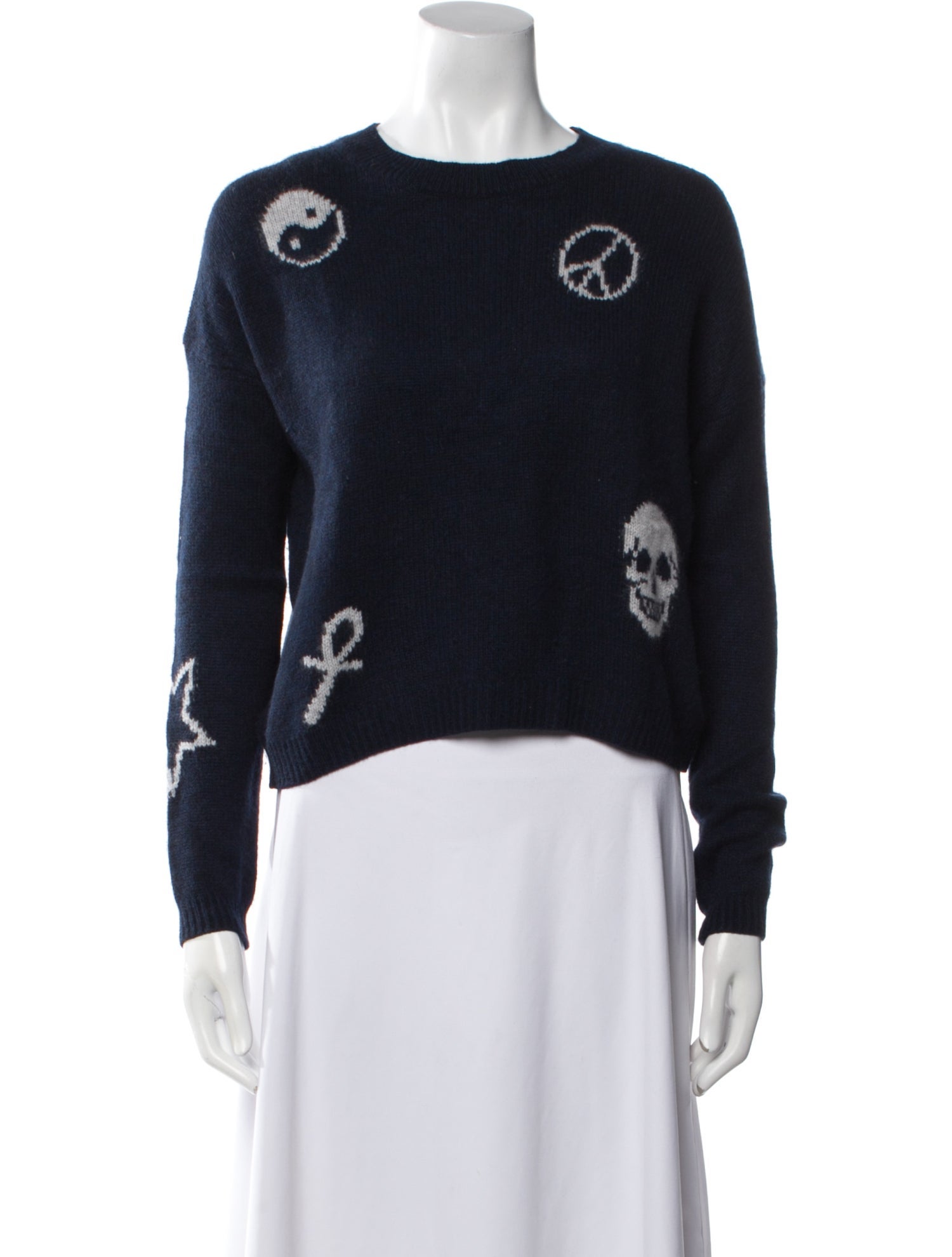 Skull Cashmere Cashmere Printed Sweater
