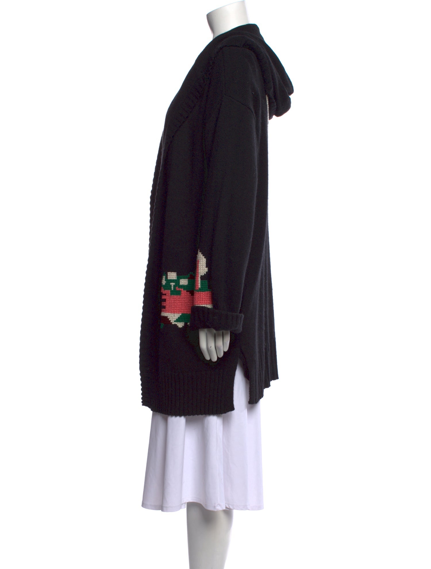 Skull Cashmere Cashmere Floral Print Sweater