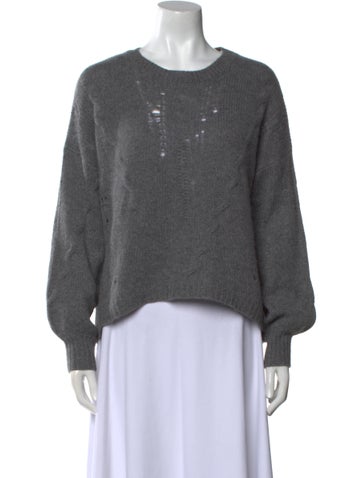 Skull Cashmere Knitwear Crew Neck Sweater S