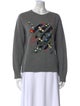 Skull Cashmere Cashmere Graphic Print Sweater