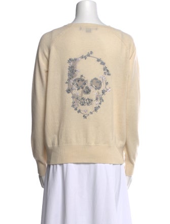 Skull Cashmere Cashmere Scoop Neck Sweater