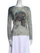 Skull Cashmere Cashmere Graphic Print Sweater