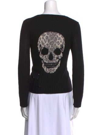 Skull Cashmere Cashmere Scoop Neck Sweater