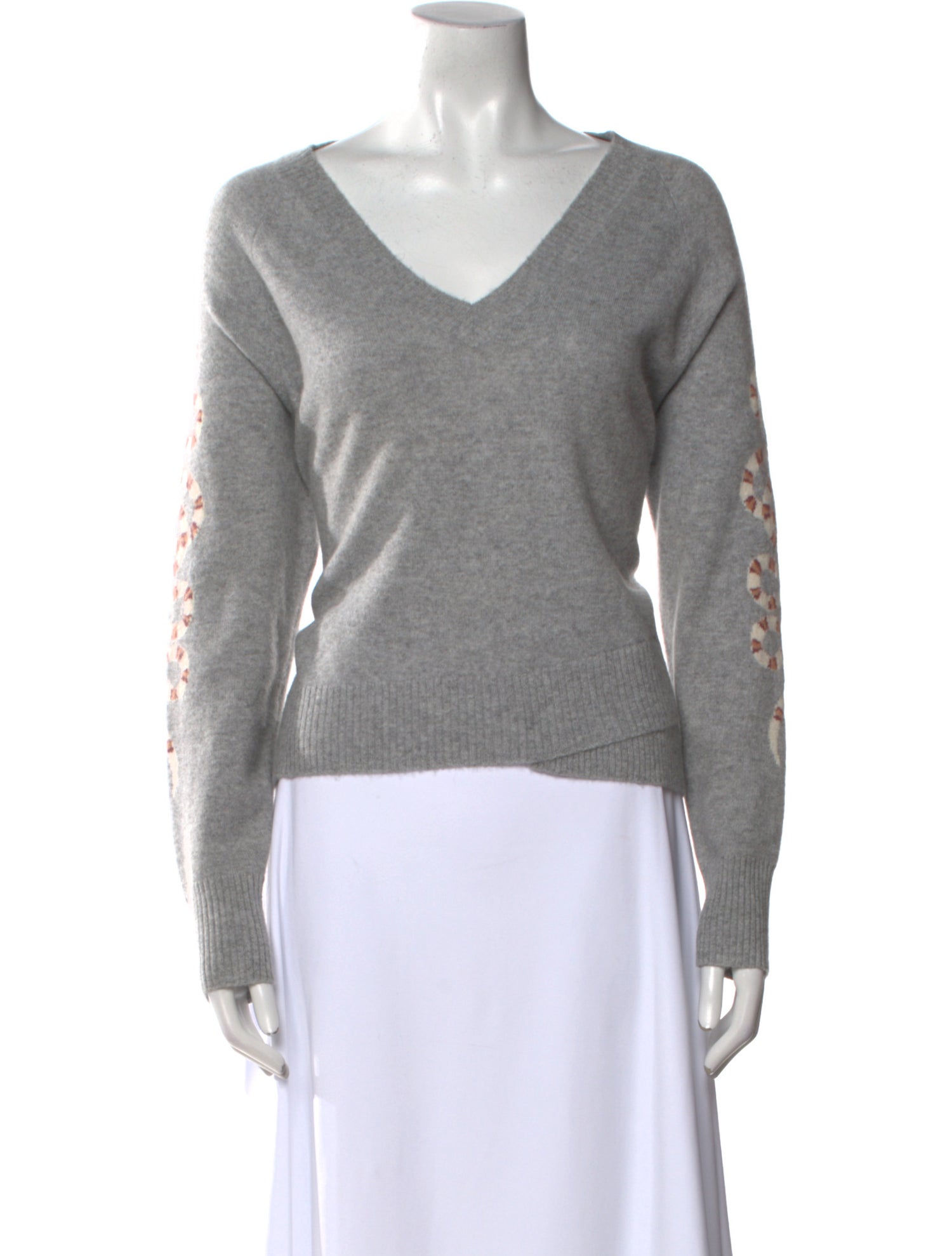 Skull Cashmere Cashmere V-Neck Sweater
