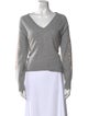 Skull Cashmere Cashmere V-Neck Sweater