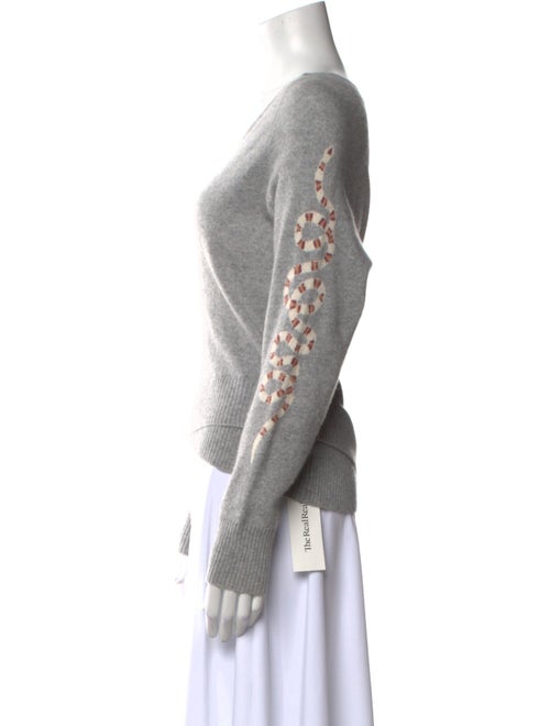 Skull Cashmere Cashmere V-Neck Sweater