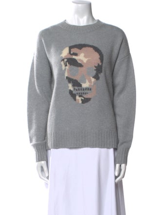 Skull Cashmere Cashmere Graphic Print Sweater