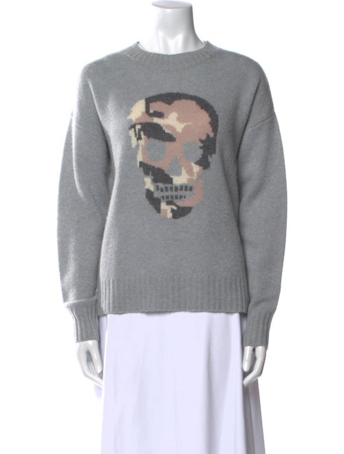 Skull Cashmere Cashmere Graphic Print Sweater