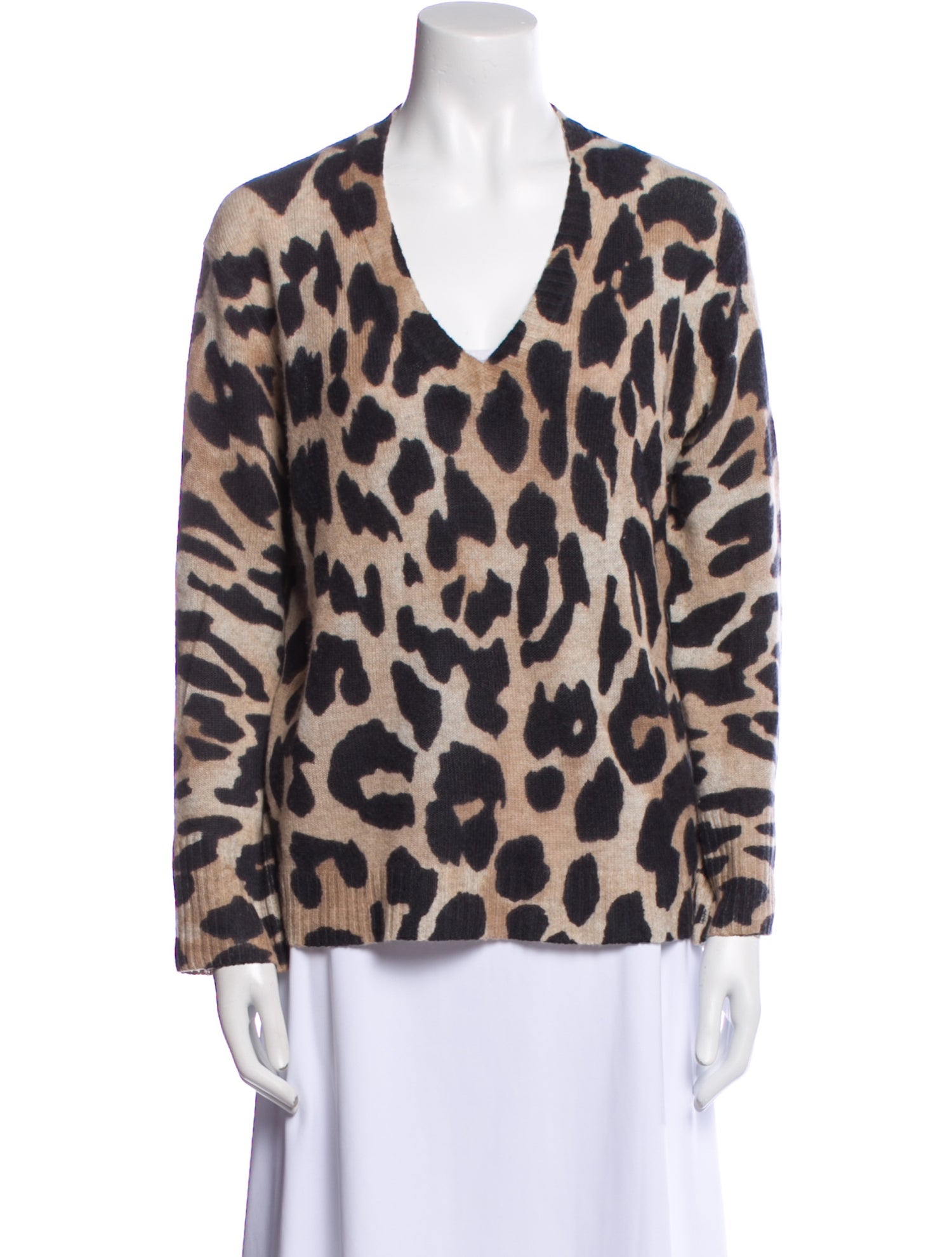 Skull Cashmere Cashmere Animal Print Sweater