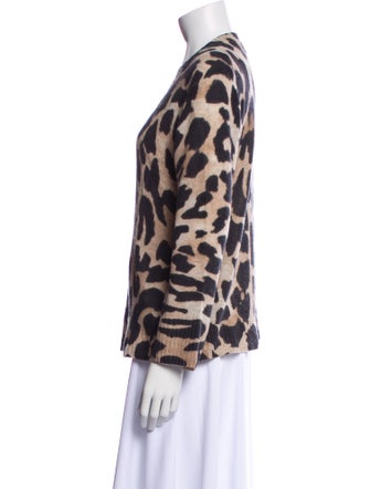 Skull Cashmere Cashmere Animal Print Sweater