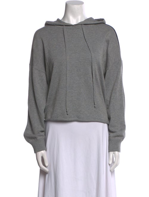 Skull Cashmere Bateau Neckline Long Sleeve Sweatshirt