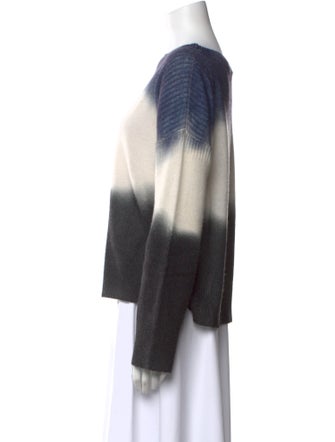 Skull Cashmere Cashmere Tie-Dye Print Sweater