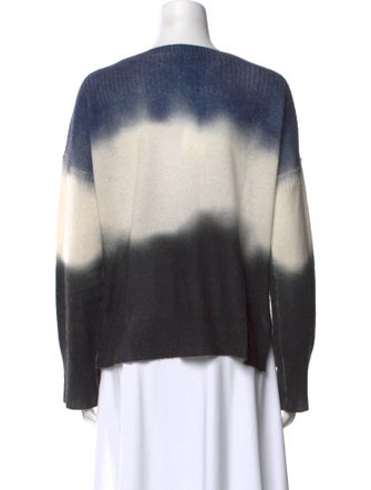 Skull Cashmere Cashmere Tie-Dye Print Sweater