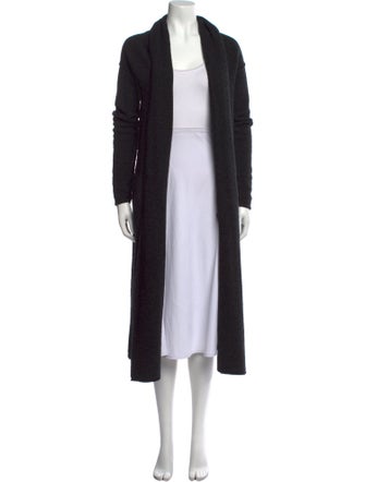 Skull Cashmere Open Front Sweater