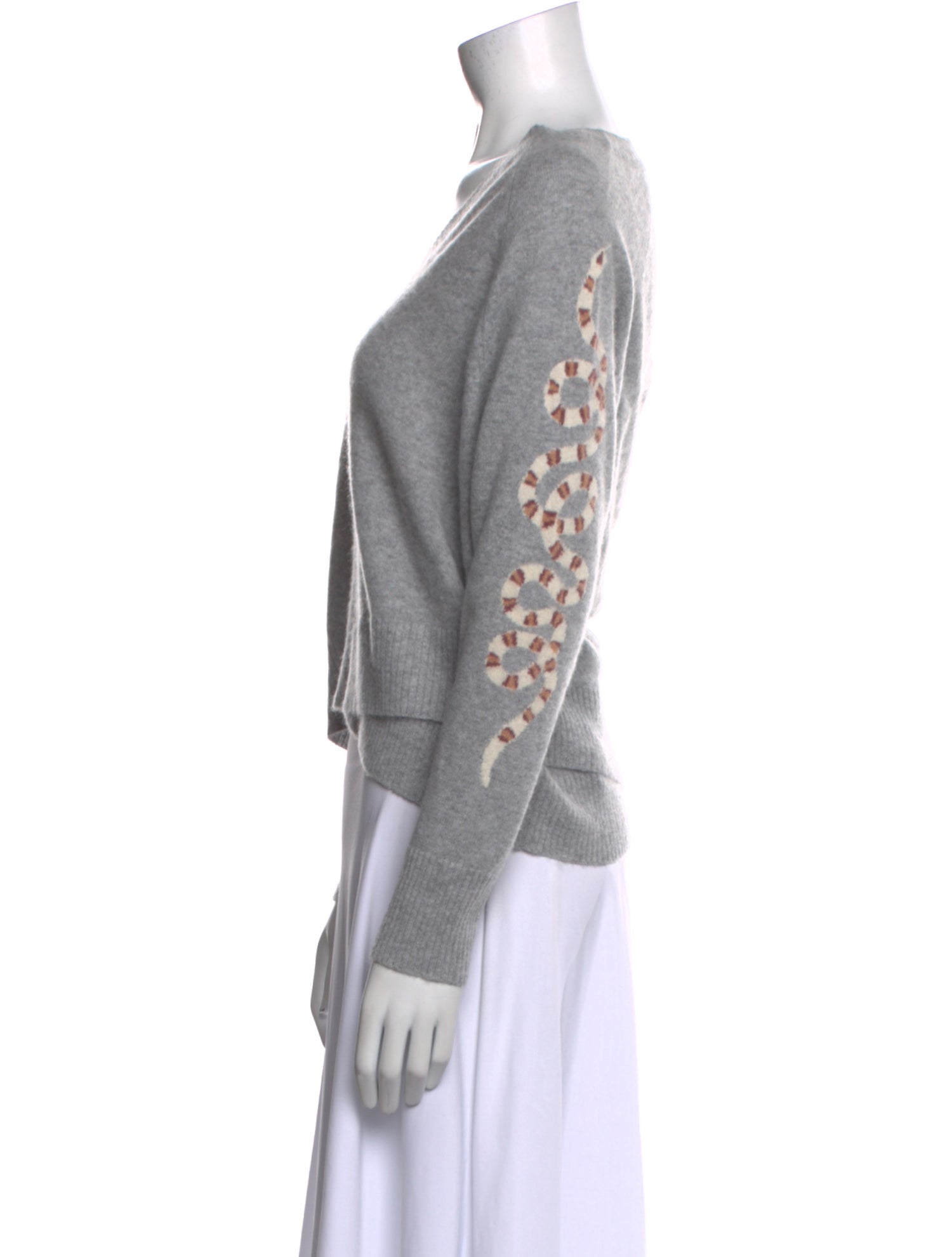 Skull Cashmere Cashmere V-Neck Sweater