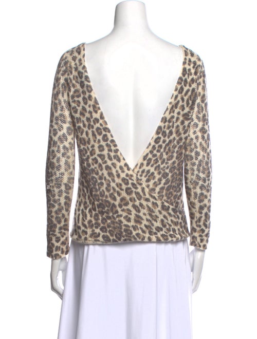 Skull Cashmere Cashmere Animal Print Sweater