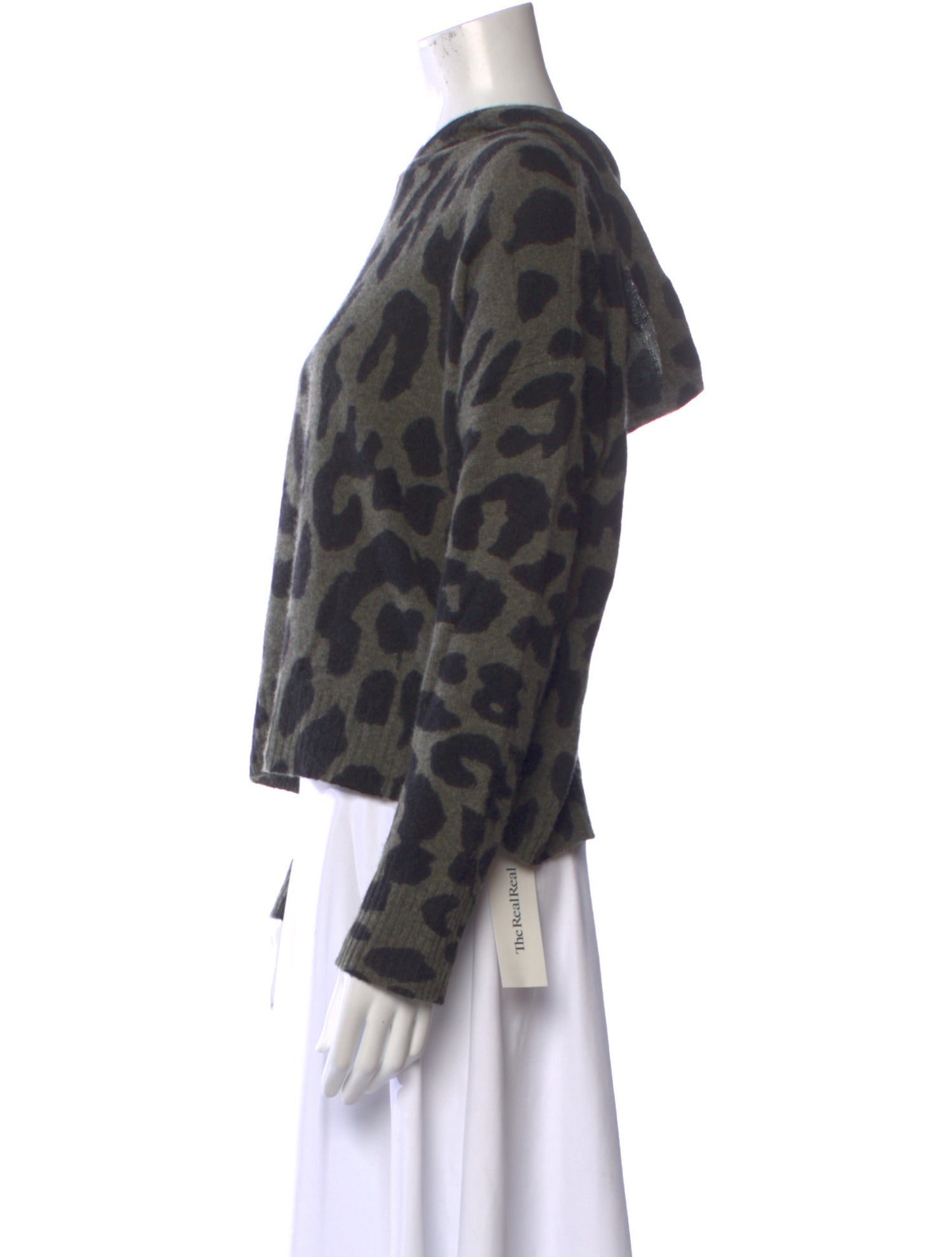 Skull Cashmere Cashmere Animal Print Sweater