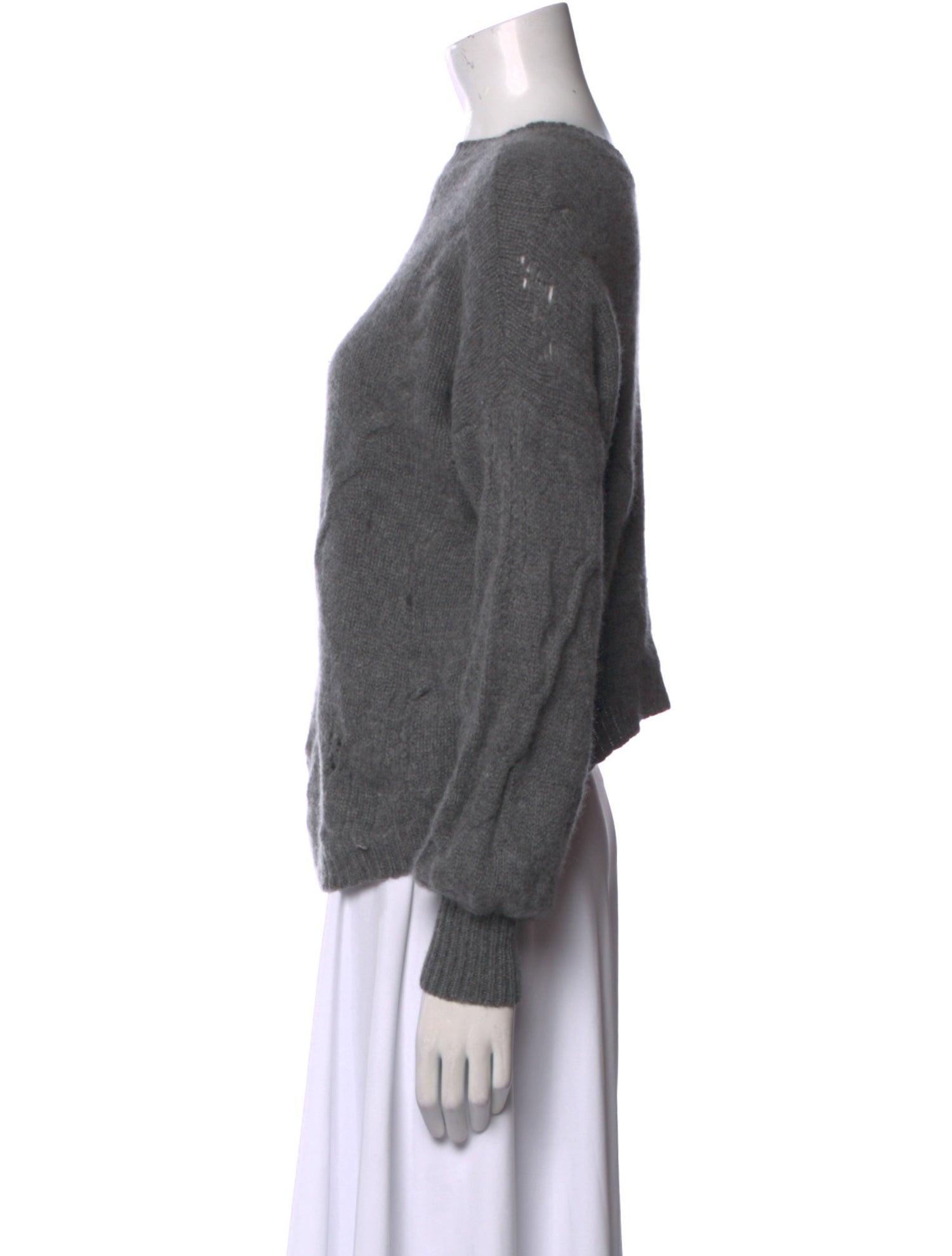 Skull Cashmere Cashmere Bateau Neckline Sweater
