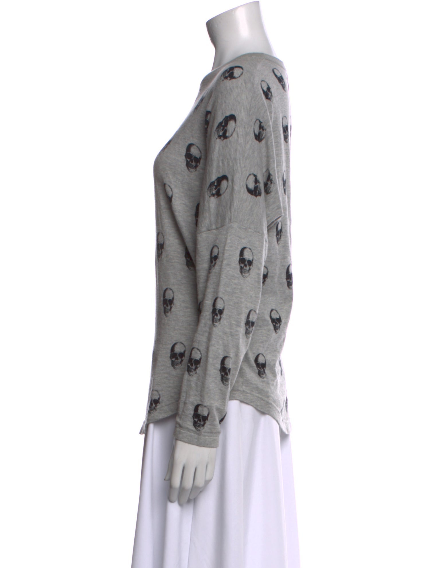 Skull Cashmere Cashmere Printed Sweatshirt