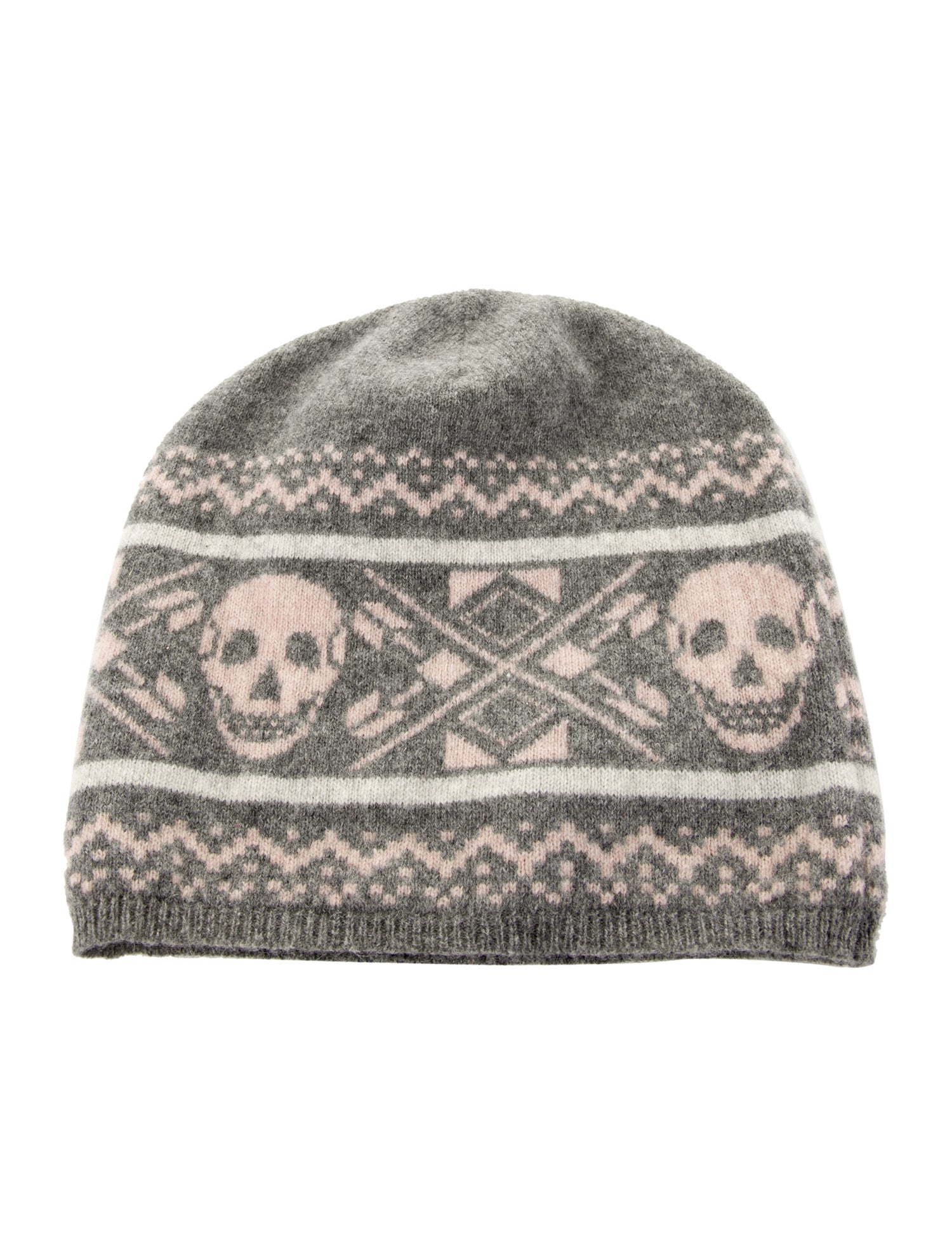 Skull Cashmere Pattern Print Winter Knitted Beanie