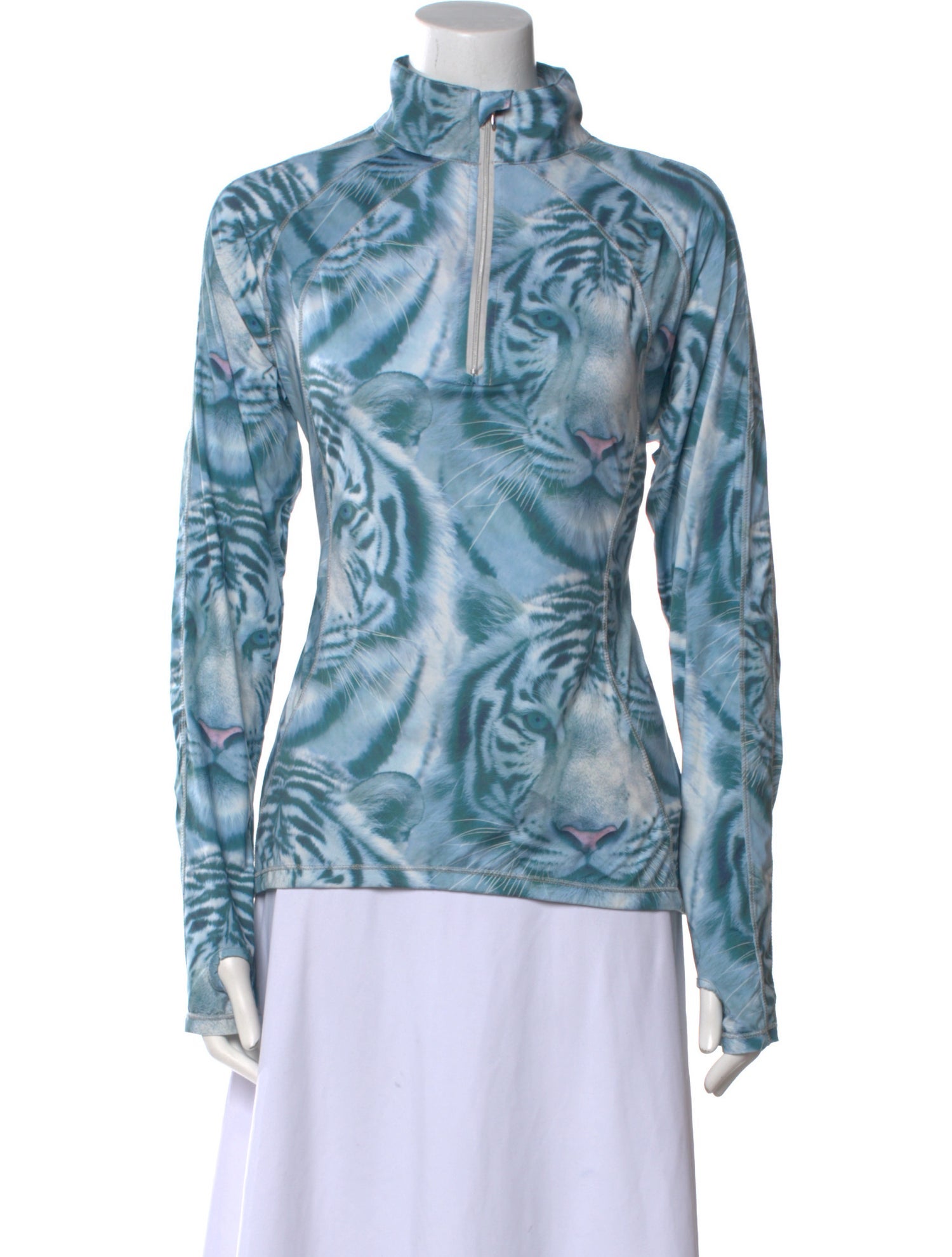 Skea Printed Turtleneck Sweatshirt