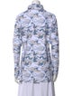 Skea Camouflage Print Turtleneck Blouse