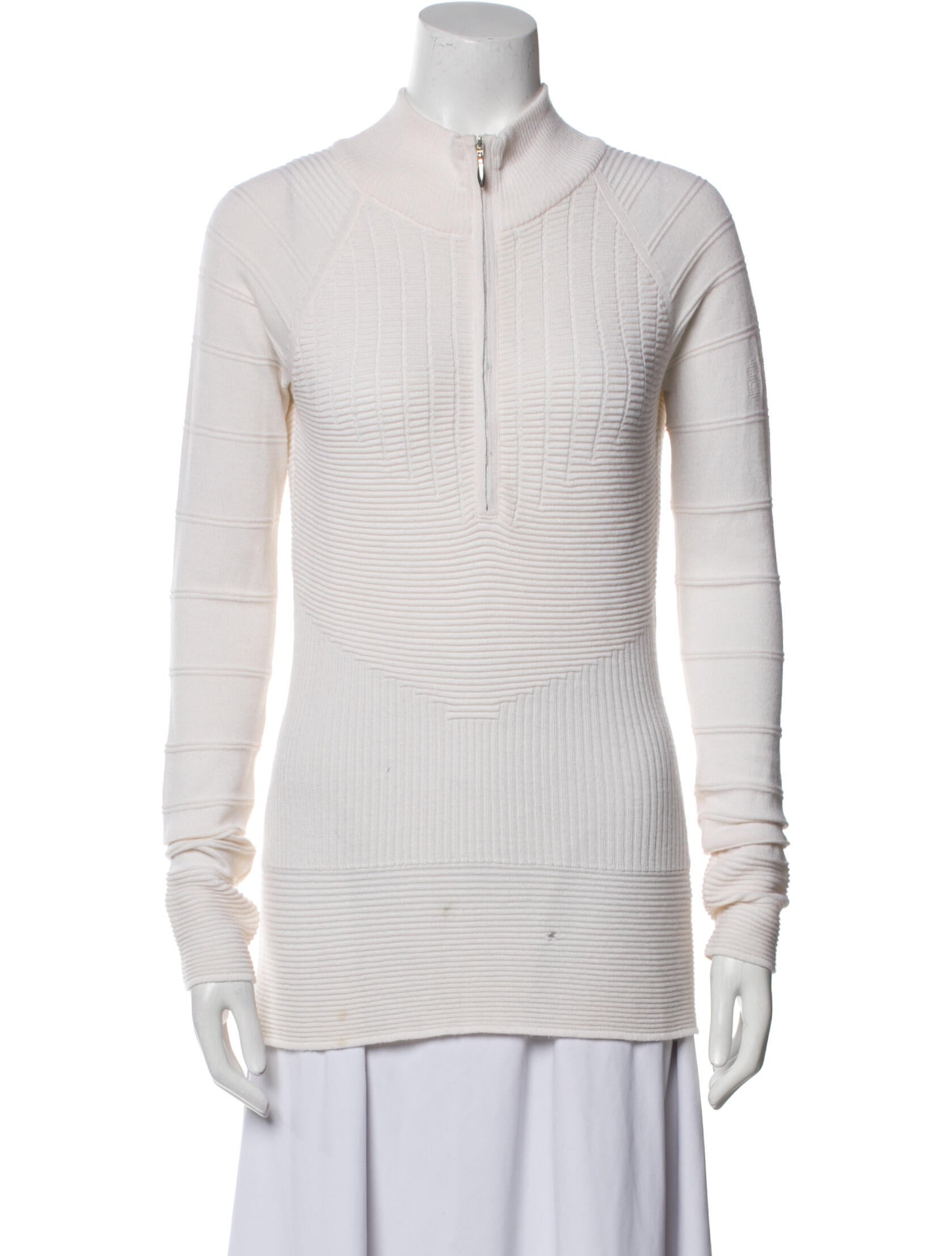 Skea Wool Mock Neck Sweater