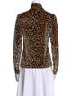 Skea Animal Print Turtleneck Top
