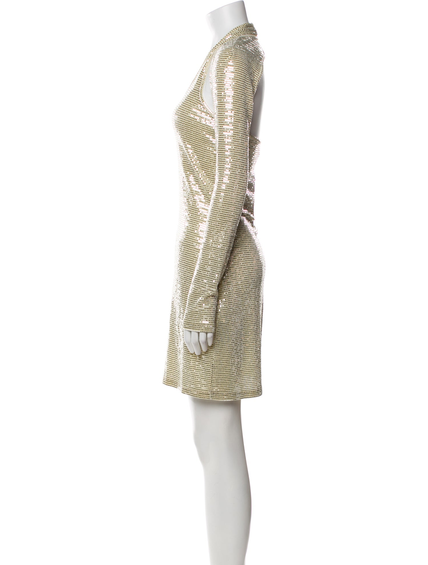 Selmacilek Scoop Neck Mini Dress