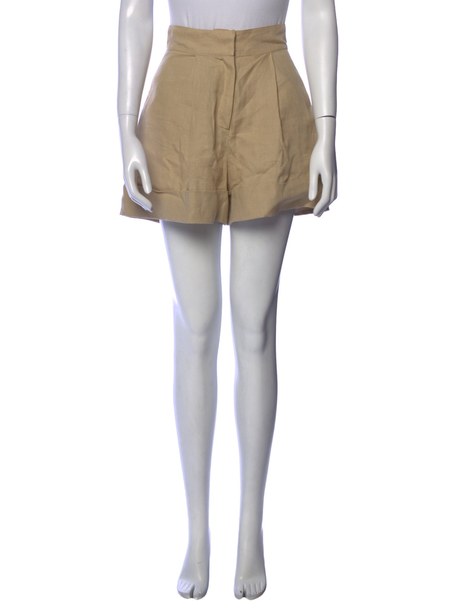 Selmacilek Linen Mini Shorts