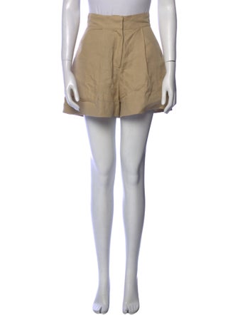 Selmacilek Linen Mini Shorts