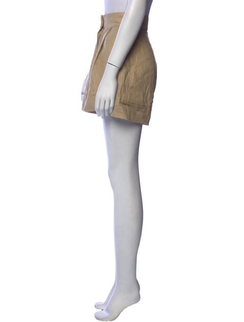 Selmacilek Linen Mini Shorts