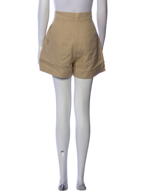 Selmacilek Linen Mini Shorts