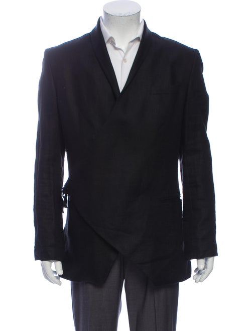Skingraft Linen Jacket Black