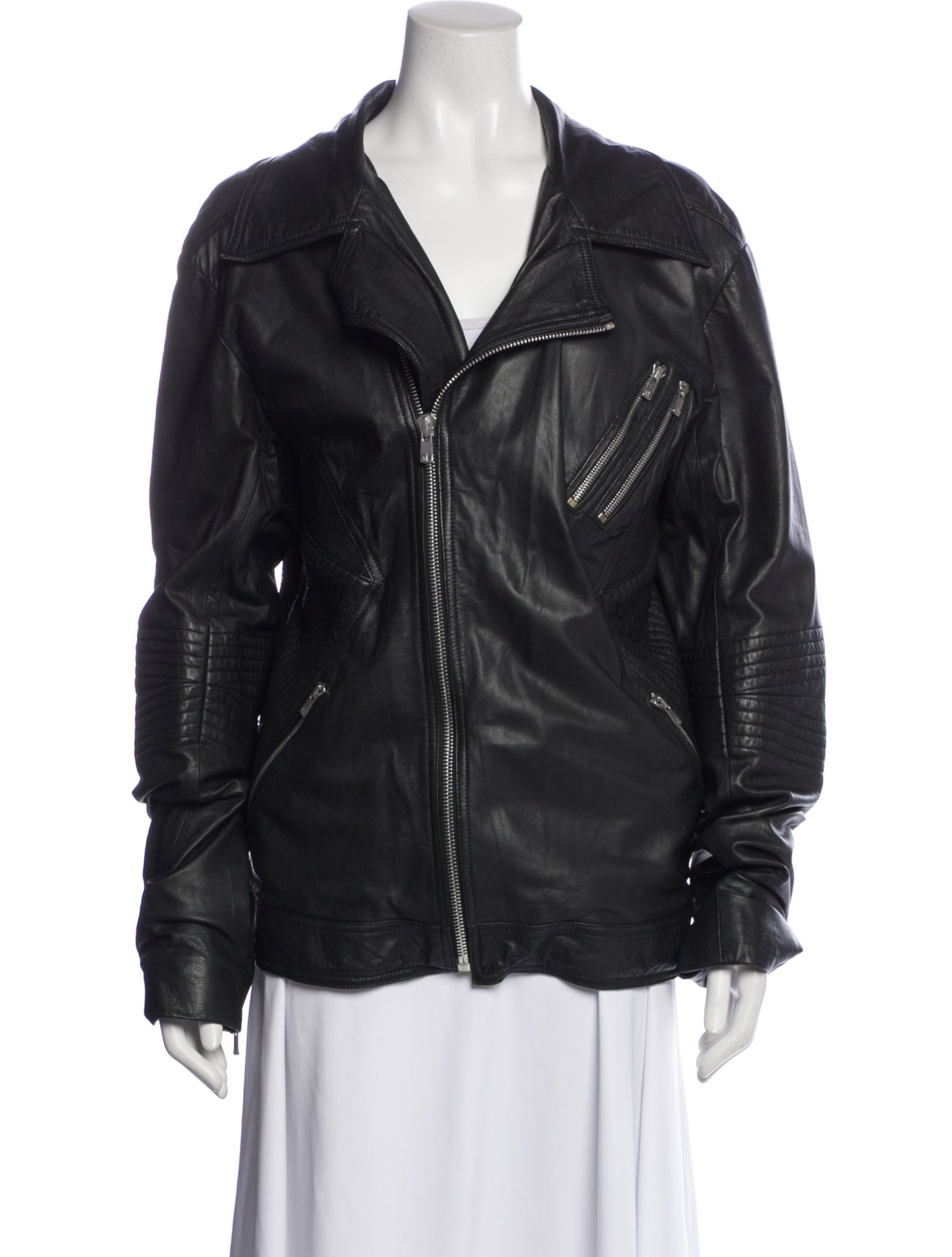 Skingraft Leather Biker Jacket w/ Tags