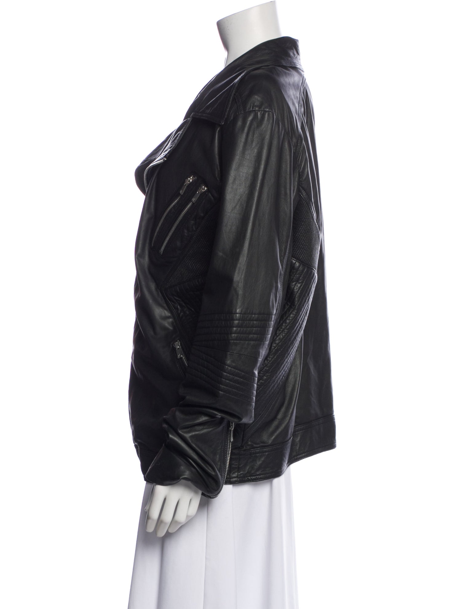 Skingraft Leather Biker Jacket w/ Tags
