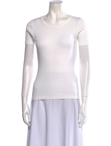 Smock Tops Crew Neck Short Sleeve T-Shirt S