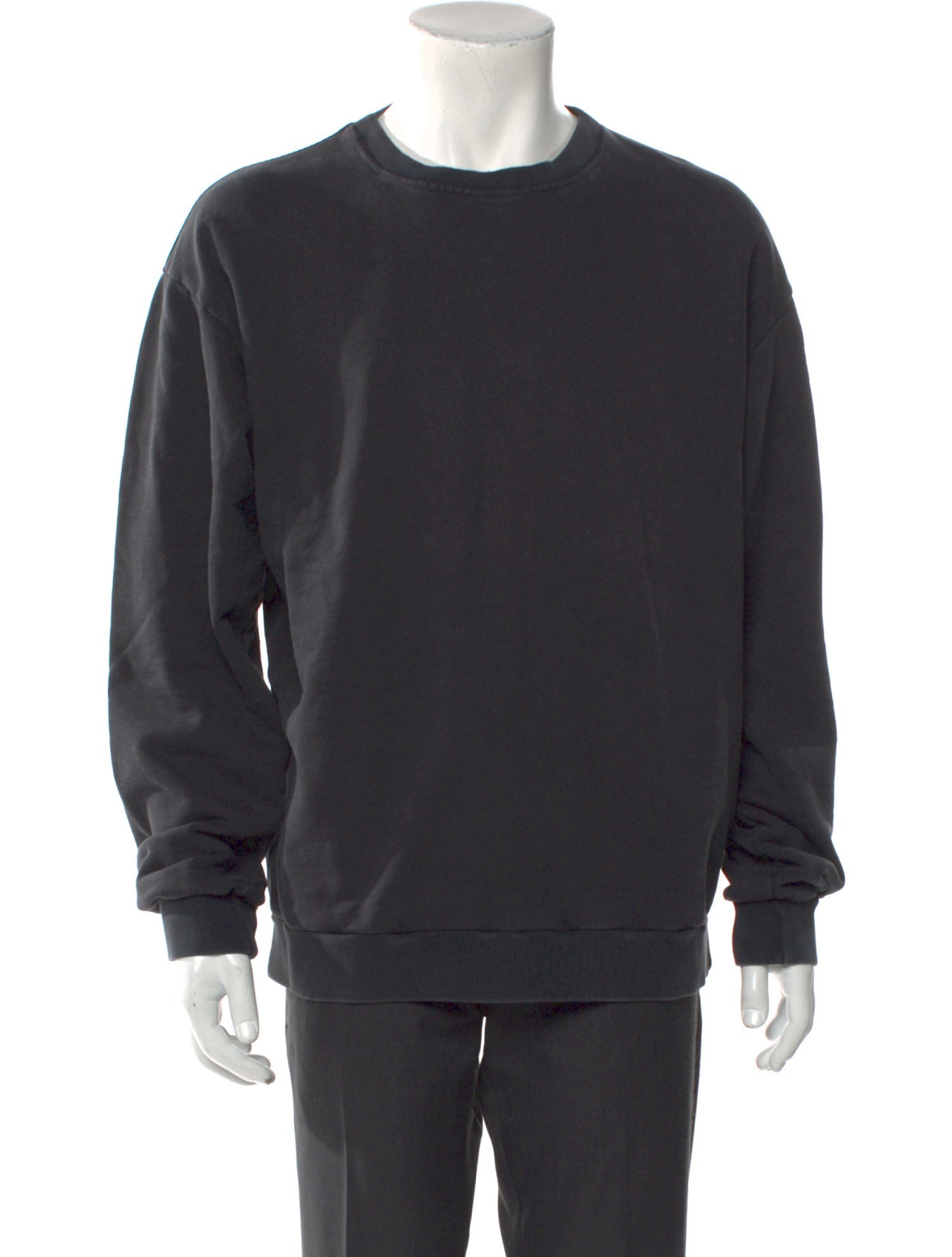 Smock Crew Neck Long Sleeve Sweatshirt