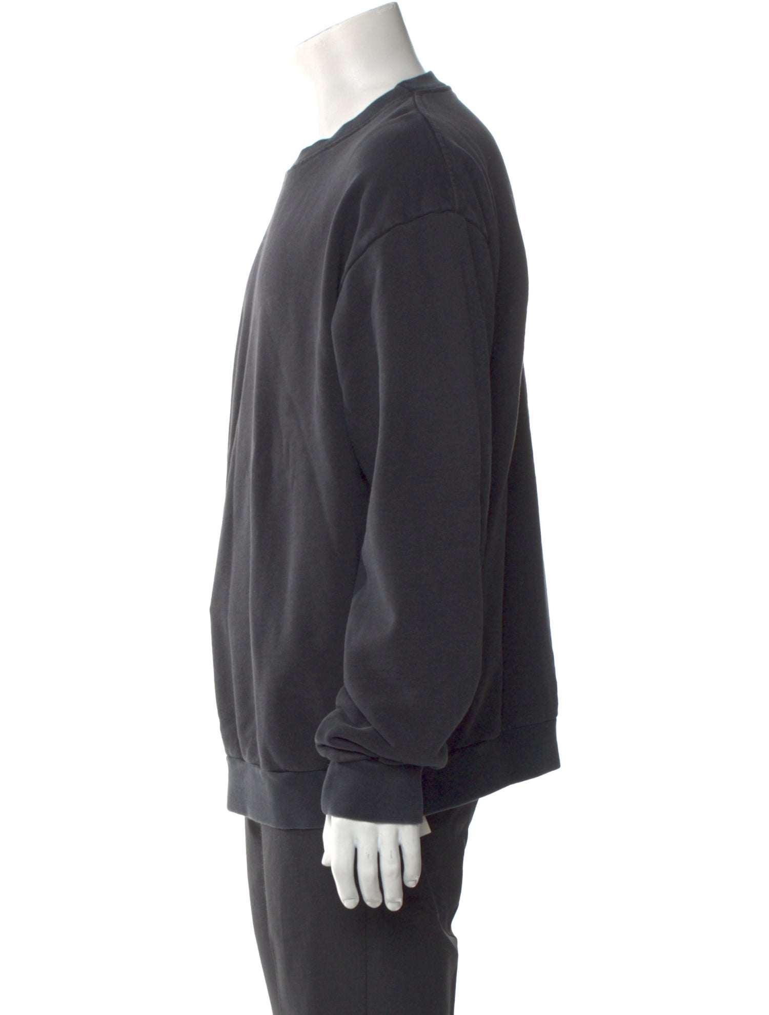 Smock Crew Neck Long Sleeve Sweatshirt