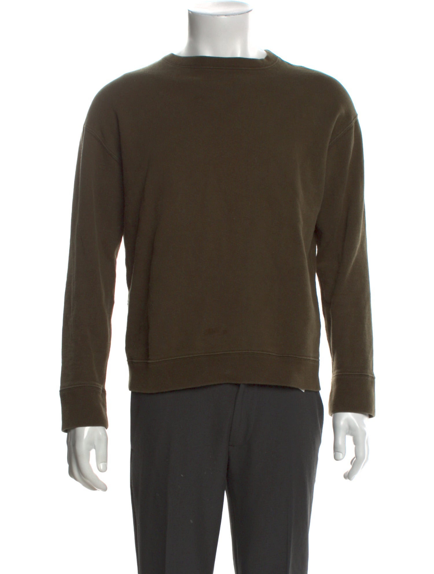 Smock Crew Neck Long Sleeve Sweatshirt