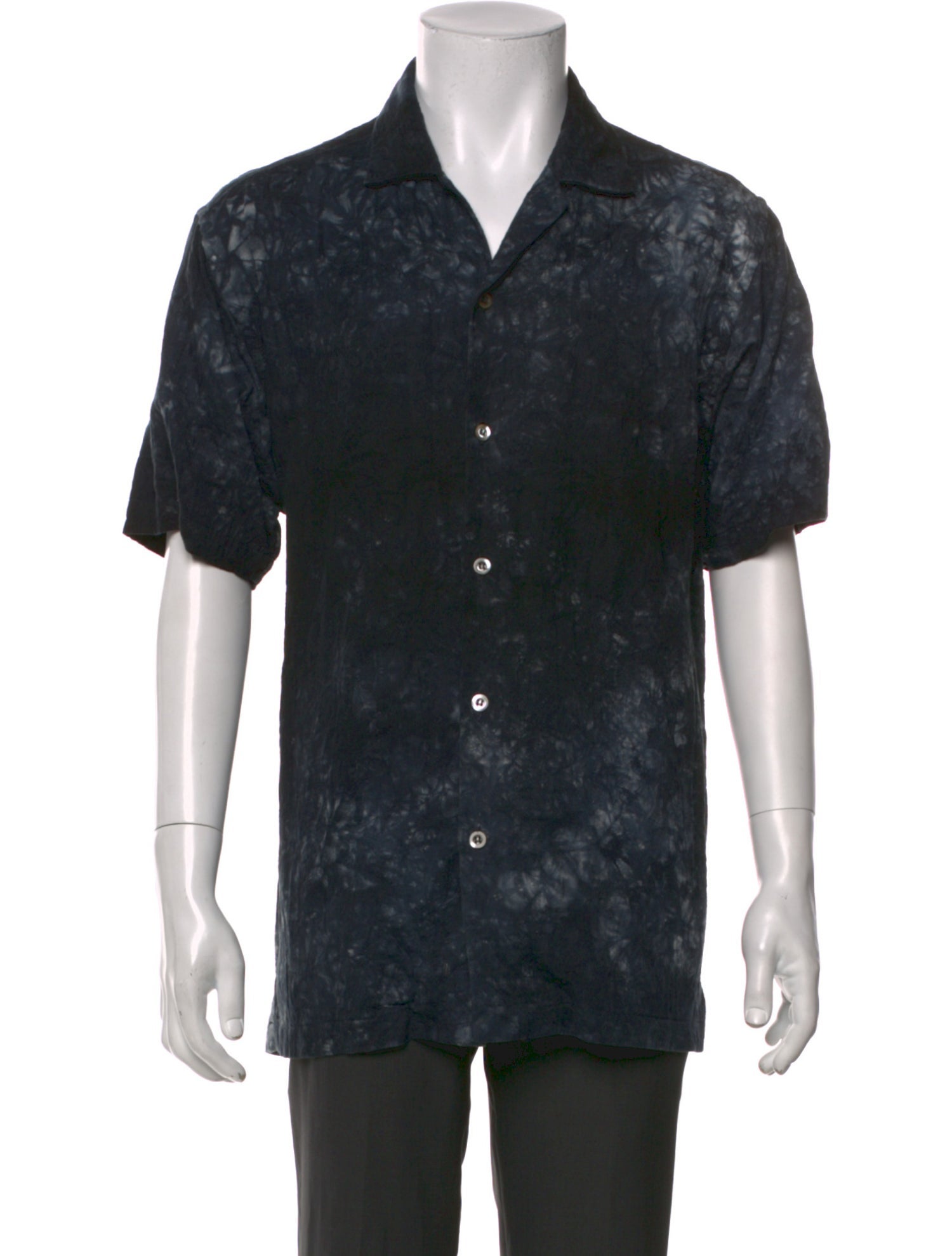 Smock Printed Short Sleeve Shirt