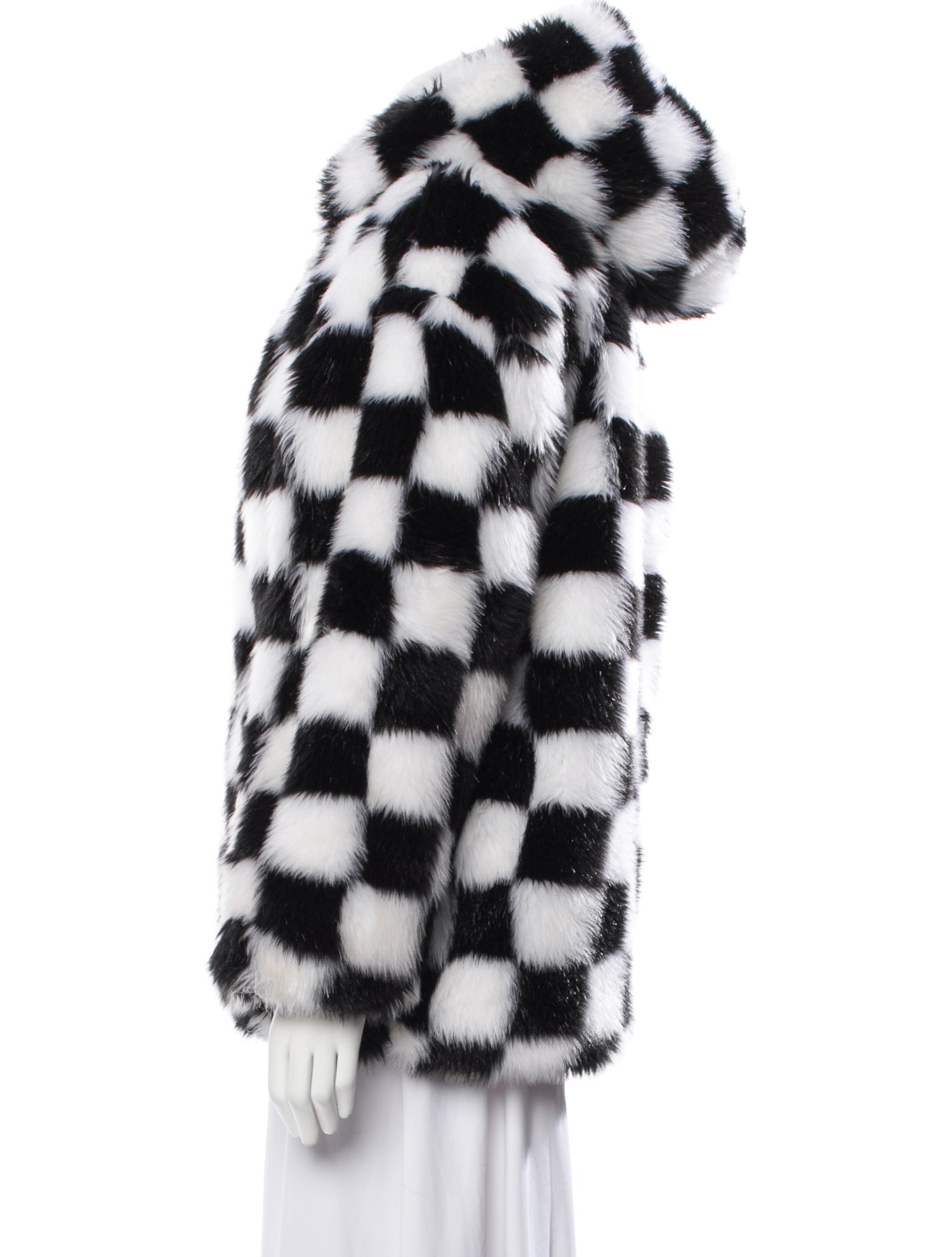 SMFK Plaid Print Coat