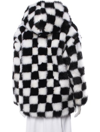 SMFK Plaid Print Coat