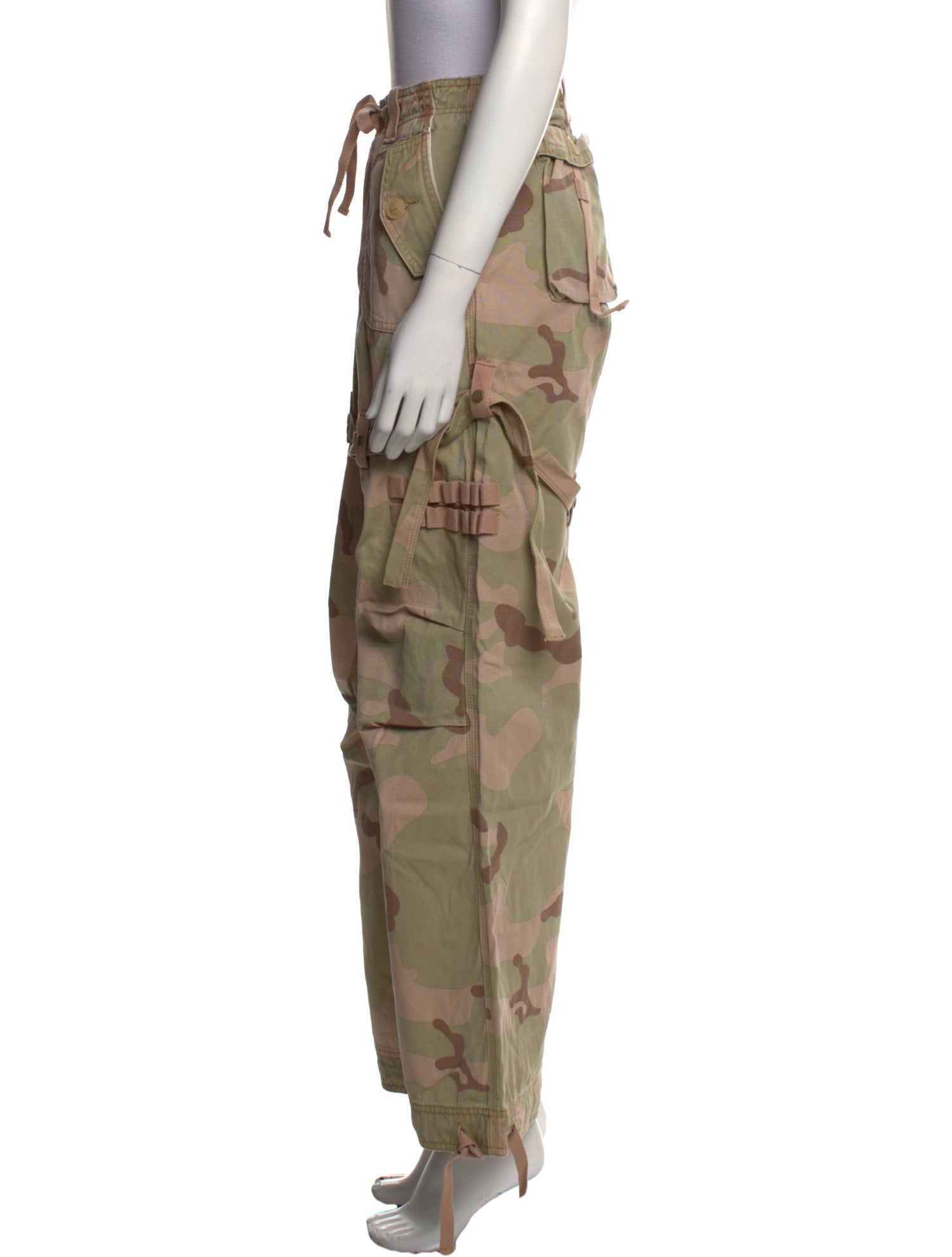 SMFK Camouflage Print Wide Leg Pants
