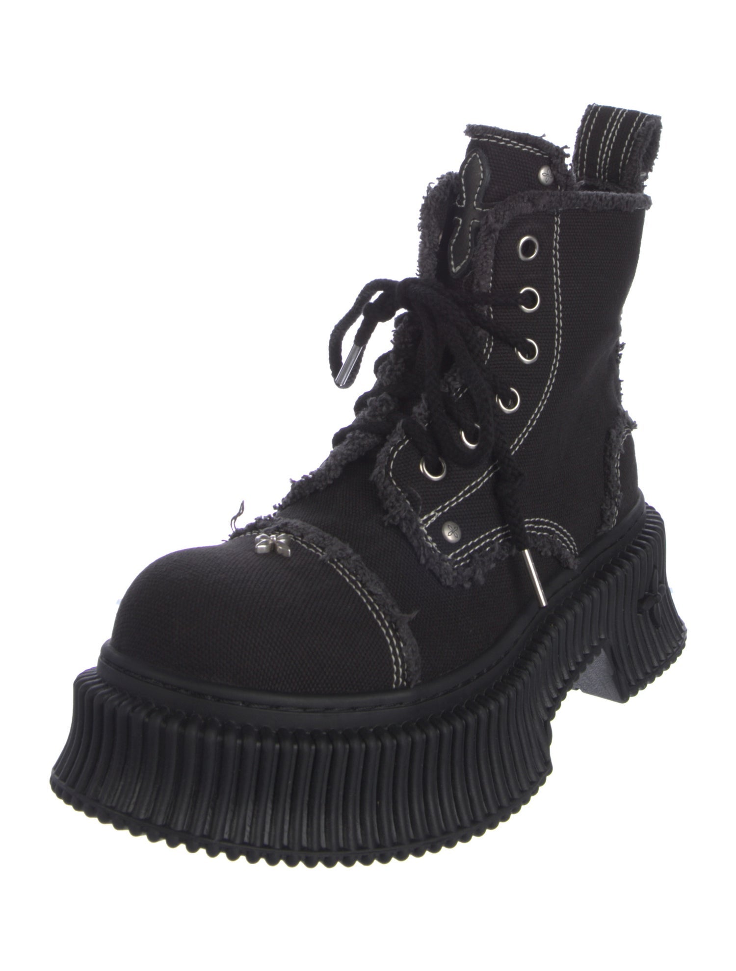 SMFK Canvas Combat Boots