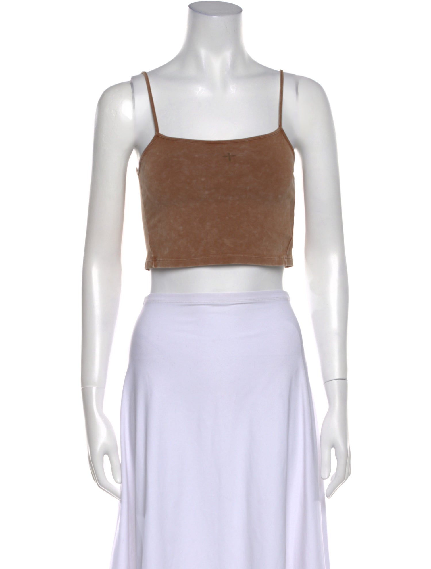 SMFK Square Neckline Sleeveless Crop Top