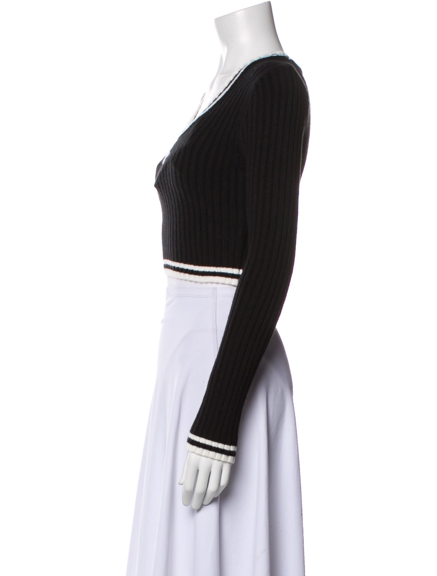 SMFK Scoop Neck Long Sleeve Crop Top w/ Tags