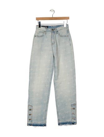 SMFK High-Rise Straight Leg Jeans
